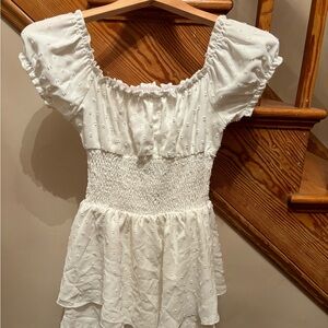 Dress, white, size small/4